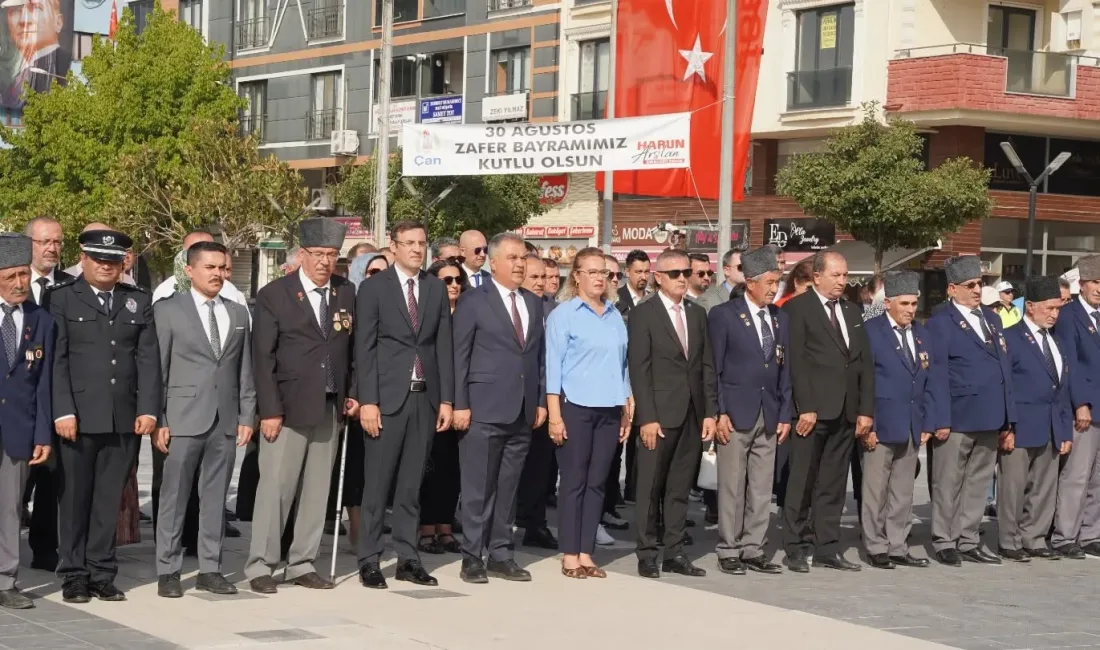 30 Ağustos Zafer Bayramı’nın 104’üncü yıl dönümü, Çan’da düzenlenen törenlerle