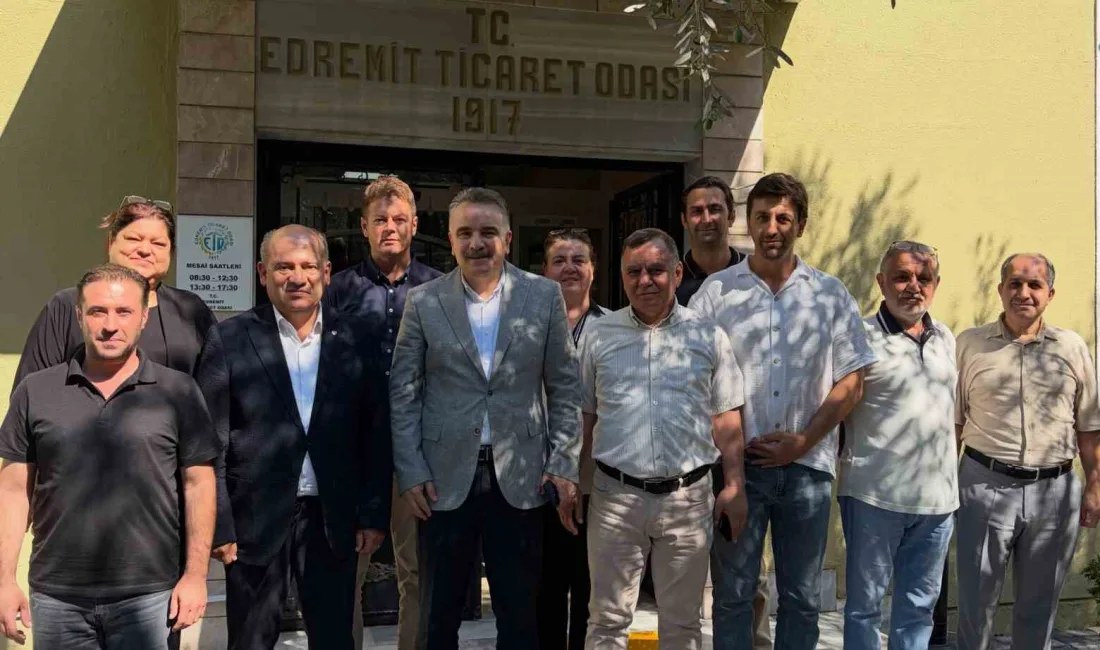 Edremit’teki görev süresi sona eren Kaymakam Ahmet Odabaş, Edremit Ticaret
