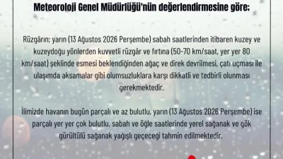İstanbul Valiliği, yarın sabah saatlerinden itibaren İstanbul’da etkili olması beklenen