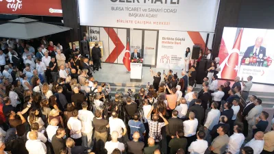 Birlikte Çalışma Merkezi’nin yoğun katılımlı açılışında Bursa iş dünyasına seslenen