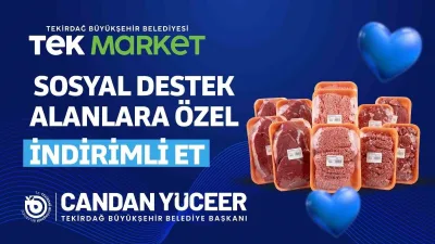 Tekirdağ Büyükşehir Belediyesi, hâlihazırda piyasanın yüzde 20-25 altında satış yapan
