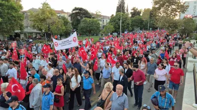 Tekirdağ’da 30 Ağustos Zafer Bayramı’nın 104’üncü yıl dönümü dolayısıyla düzenlenen