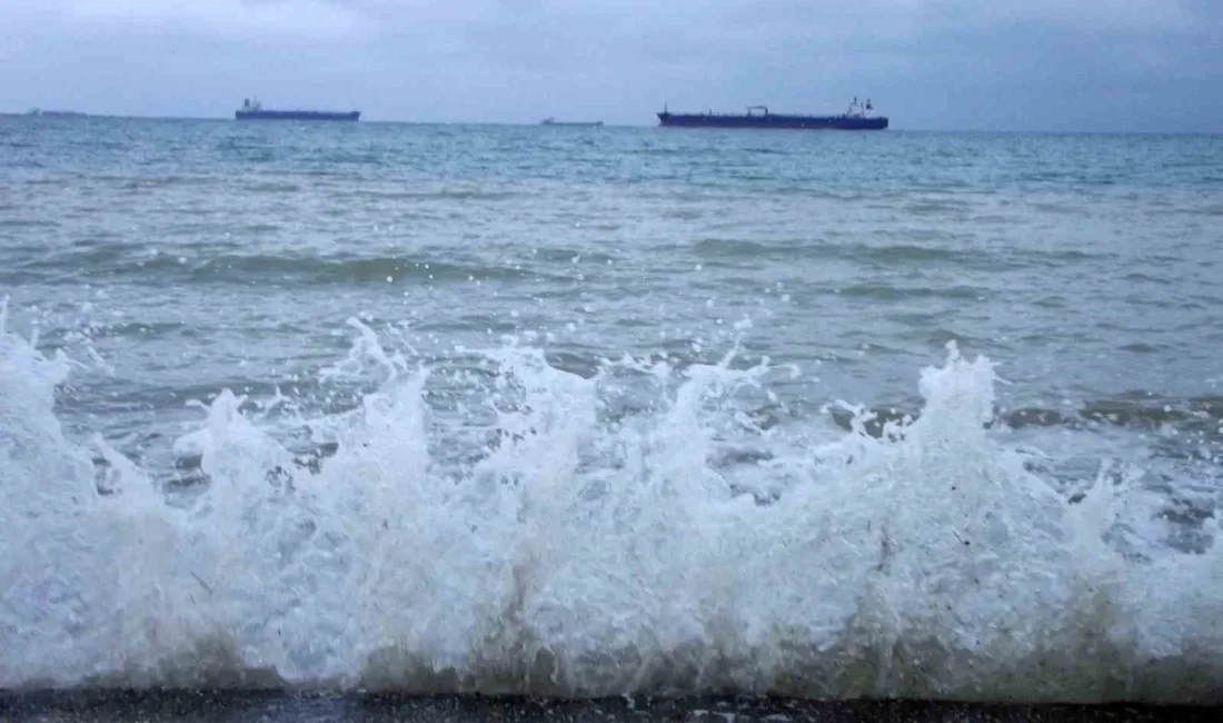 Tekirdağ’ın Saray ilçesinde, olumsuz hava ve deniz şartları nedeniyle denize