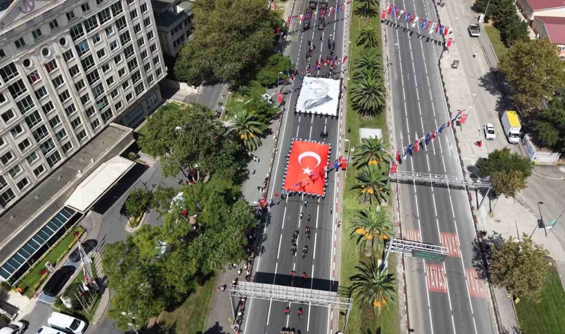 30 Ağustos Zafer Bayramı’nın 104’üncü yıl dönümü Vatan Caddesi’nde tören