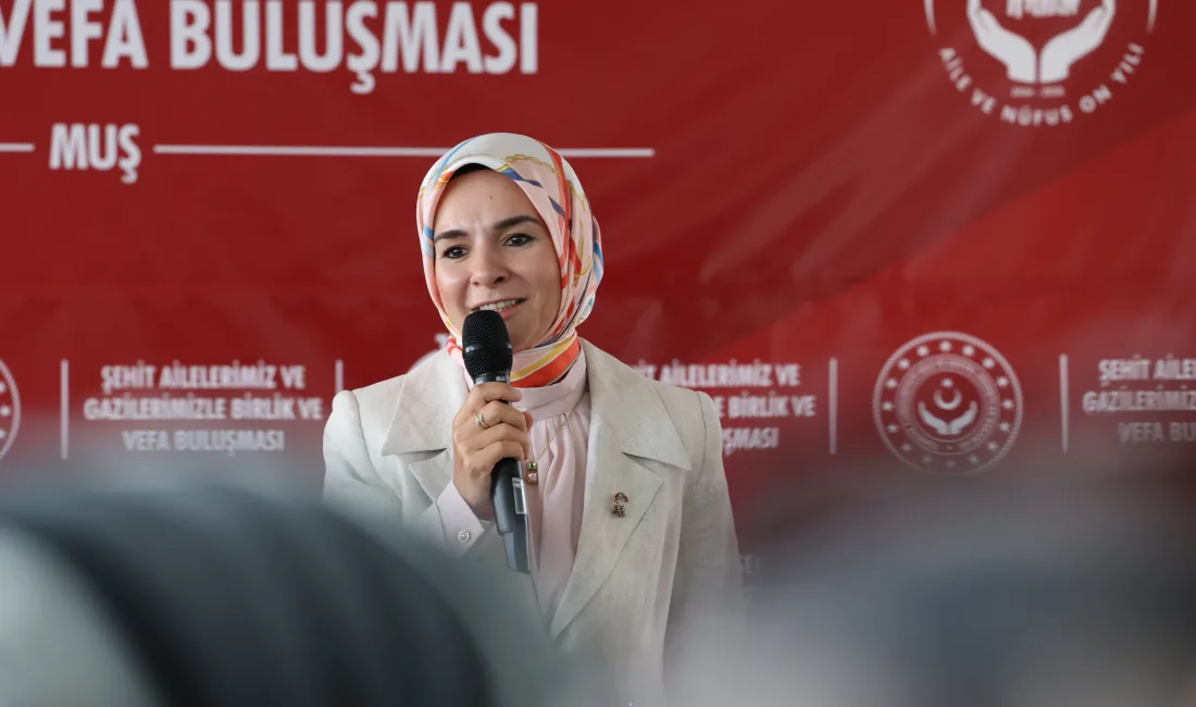 Aile ve Sosyal Hizmetler Bakanı Mahinur Özdemir Göktaş:
“Terörsüz Türkiye süreci,