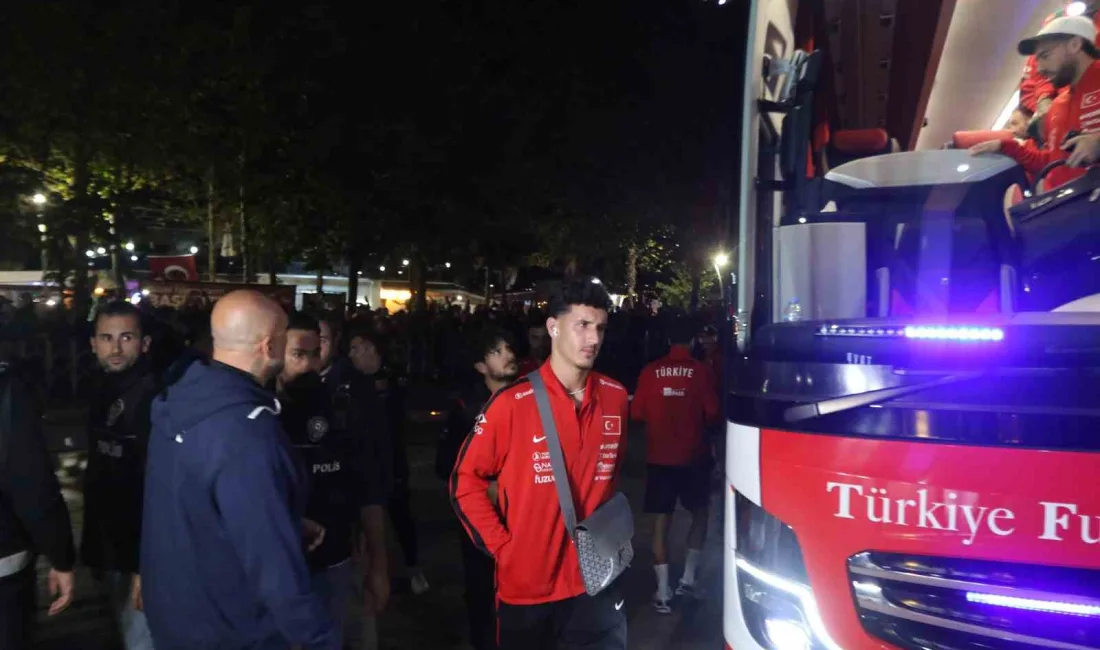 A Milli Futbol Takımı, Fransa maçı öncesi Kocaeli Stadyumu’nda gerçekleştirdiği
