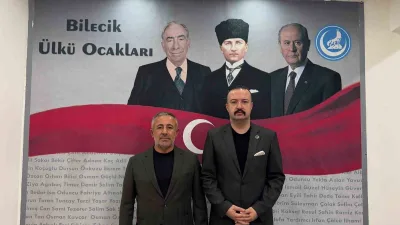 AK Parti Bilecik teşkilatı Ülkü Ocakları Başkanı Bahadır Emirler’i ziyaret