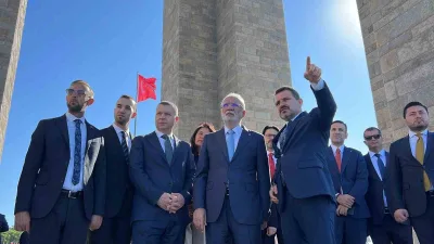 Çanakkale’de Şehitler Abidesinde, ’Türkiye Yüzyılı’ ve ’Terörsüz Türkiye’ üzerine açıklamalarda