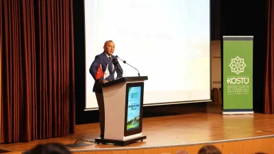 Kocaeli Sağlık ve Teknoloji Üniversitesi’nin 2026-2027 akademik yılı açılışında konuşan