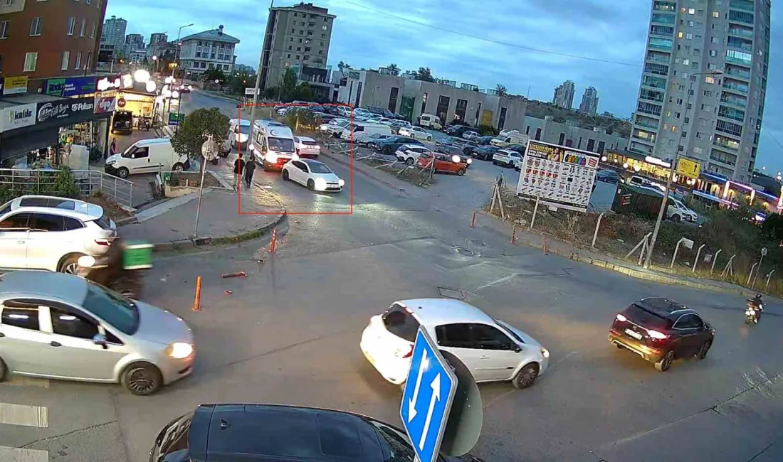 Başakşehir’de ambulansa yol vermediği ve aracından inerek ambulans şoförünün üzerine