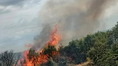 Çanakkale’nin Ayvacık ilçesinde makilik alanda çıkan yangın kontrol altına alındı.