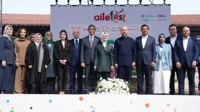 Rami Kütüphanesi’nde düzenlenen Aile Festivali’nin açılışında konuşan Aile ve Sosyal