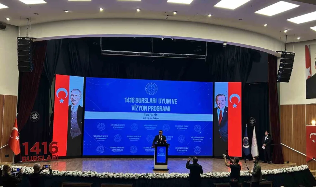 Milli Eğitim Bakanı Yusuf Tekin, burslu olarak yurt dışına gidecek