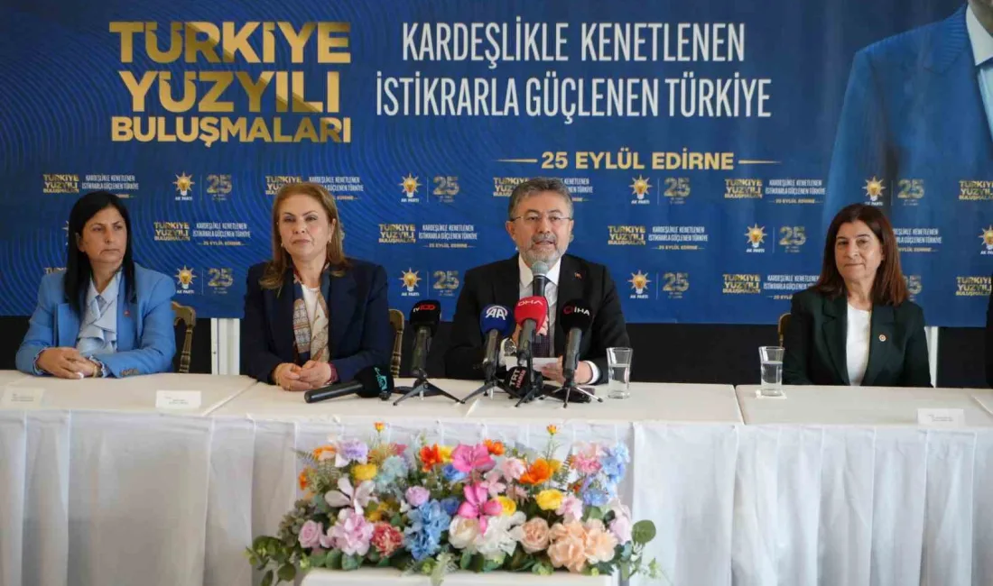 Tarım ve Orman Bakanı İbrahim Yumaklı, Edirne’de katıldığı programda kentin