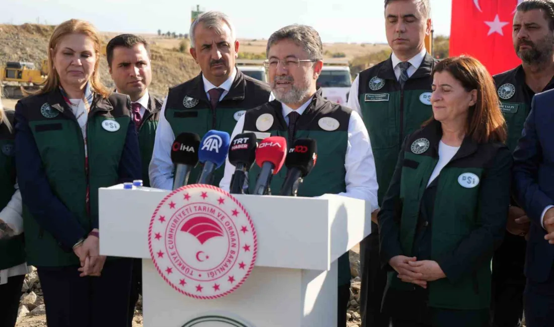 Tarım ve Orman Bakanı İbrahim Yumaklı, Edirne’de su ve sulama