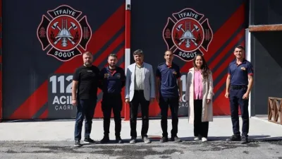 Bilecik’in Söğüt ilçesinde Belediye Başkanı Ferhat Durgut, İtfaiye Haftası dolayısıyla