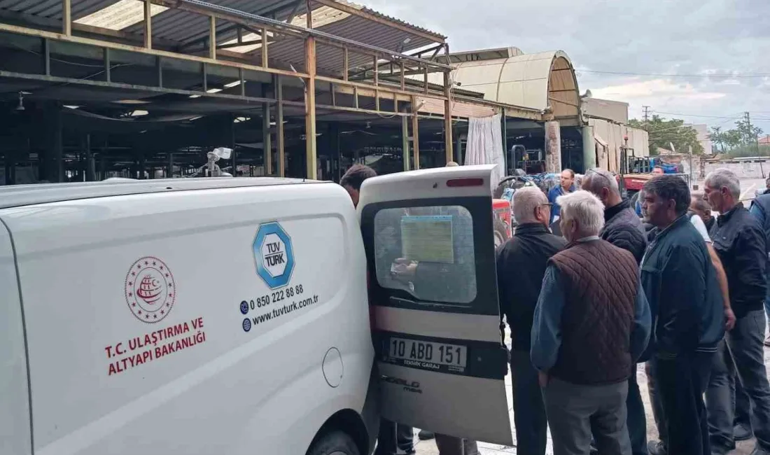Balıkesir’in Burhaniye ilçesinde, Ziraat Odası ve TÜVTÜRK iş birliğiyle düzenlenen