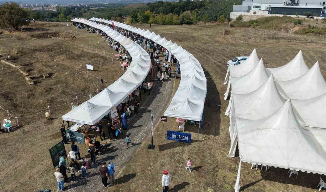 Bursa Büyükşehir Belediyesi tarafından bu yıl beşincisi düzenlenen “Arkeofest”, Aktopraklık