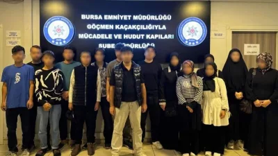 Bursa’da düzensiz göç ve göçmen kaçakçılığıyla mücadele kapsamında il genelinde