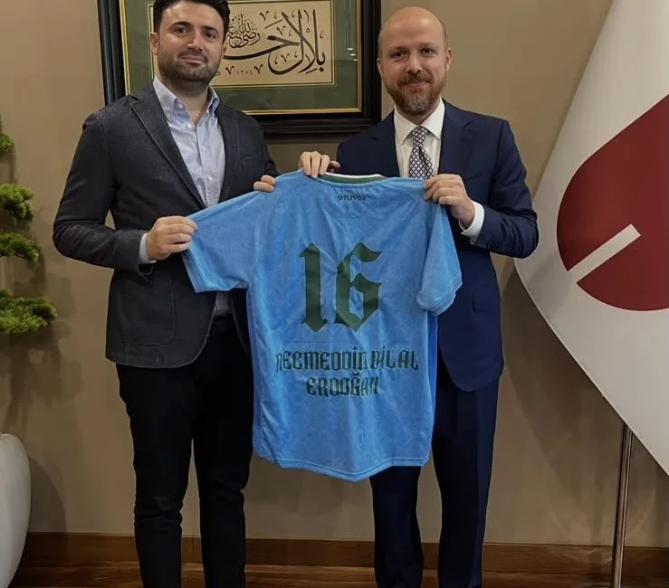 Bursaspor Başkanı Enes Çelik, İlim Yayma Vakfı Mütevelli Heyeti Başkanı