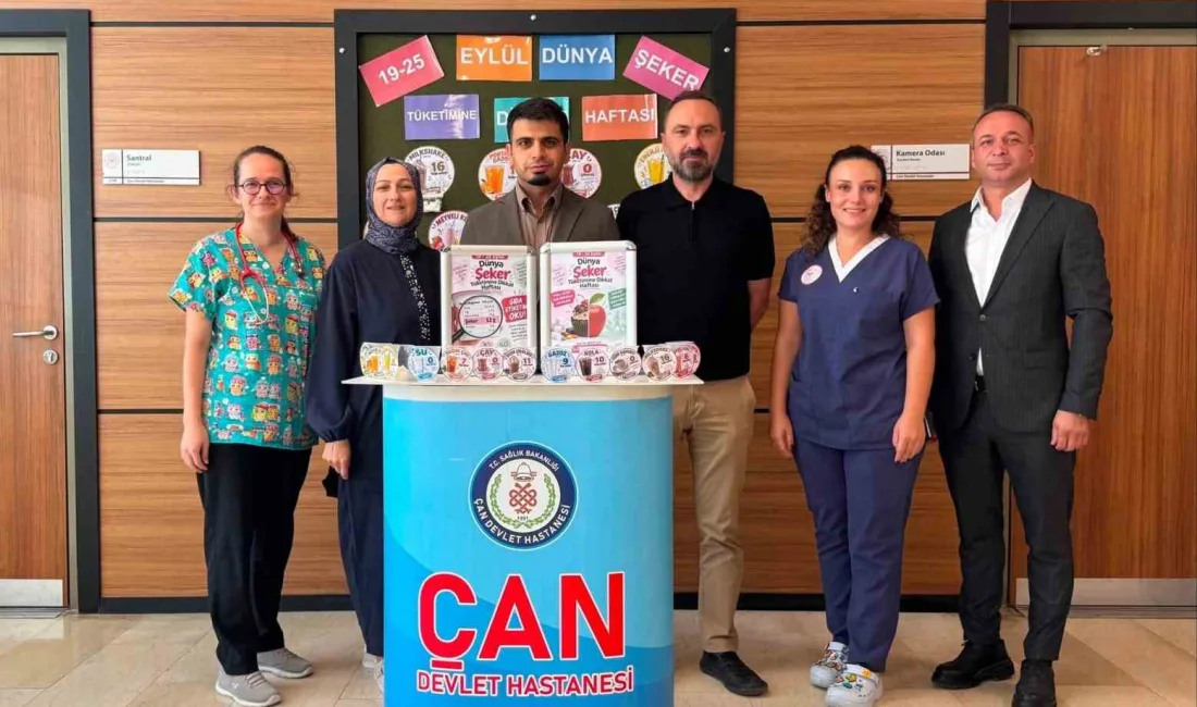 Çan Devlet Hastanesi, 19-25 Eylül Dünya Şeker Tüketimine Dikkat Haftası