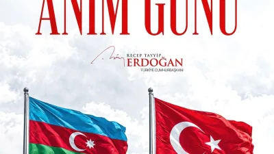 Cumhurbaşkanı Recep Tayyip Erdoğan, “27 Eylül Azerbaycan Anım Günü” dolayısıyla