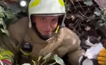 Edirne’nin Karaağaç Mahallesi’nde yaklaşık 10 metre derinliğindeki kullanılmayan su kuyusuna