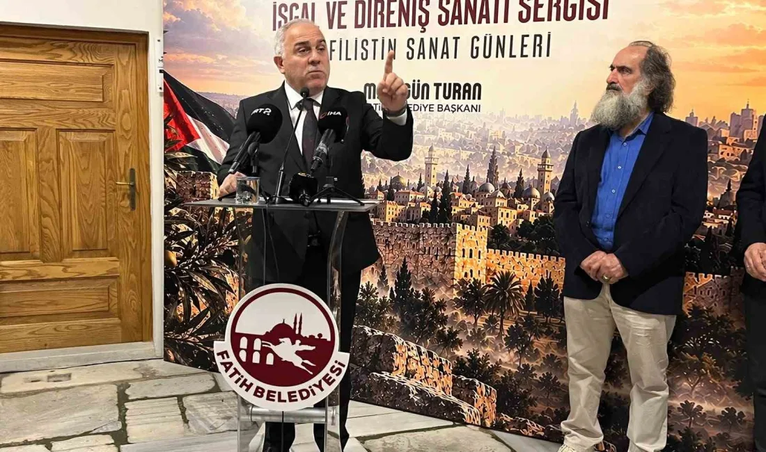 Fatih Belediyesi, Filistin Sanat Günleri kapsamında sanatçı Süleyman Mansur’un “İşgal