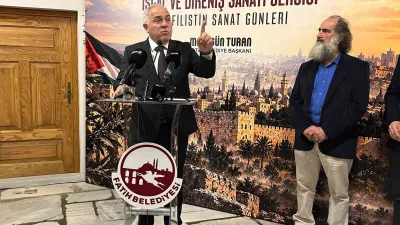Fatih Belediyesi, Filistin Sanat Günleri kapsamında sanatçı Süleyman Mansur’un “İşgal