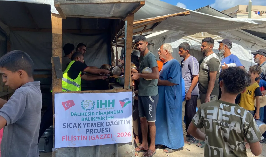 
Balıkesir İHH Gazze genelinde yürüttüğü insani yardım faaliyetleri kapsamında, Balıkesir
