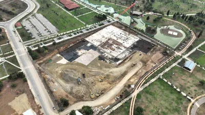 Gebze Millet Bahçesi’nde yükselen cami projesinde 47 bin 613 metrekarelik