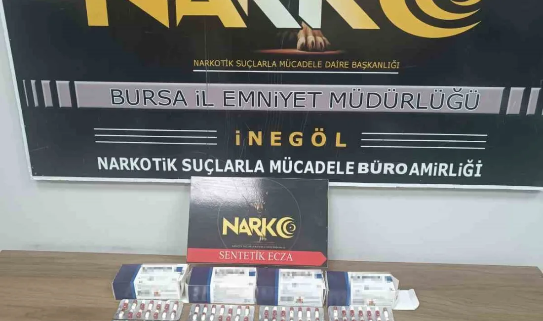 Bursa’nın İnegöl ilçesinde uyuşturucu ve uyarıcı madde kullanımının ve ticaretinin