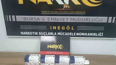 Bursa’nın İnegöl ilçesinde uyuşturucu ve uyarıcı madde kullanımının ve ticaretinin