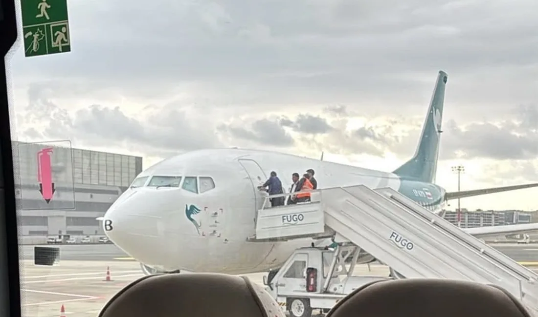 İranlı havayolu şirketi Caspian Airlines’e ait uçak, borçları sebebiyle İstanbul