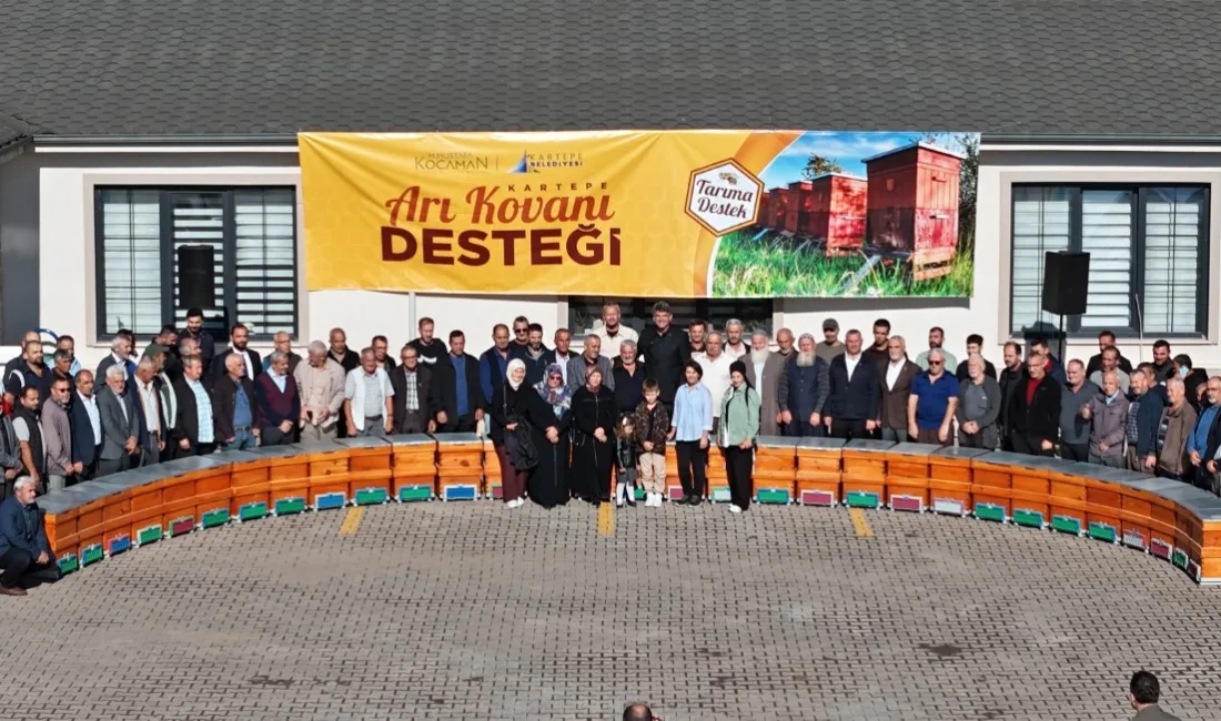 Kartepe’de 125 arıcıya toplam 250 takım arı kovanı desteği sağlandı.