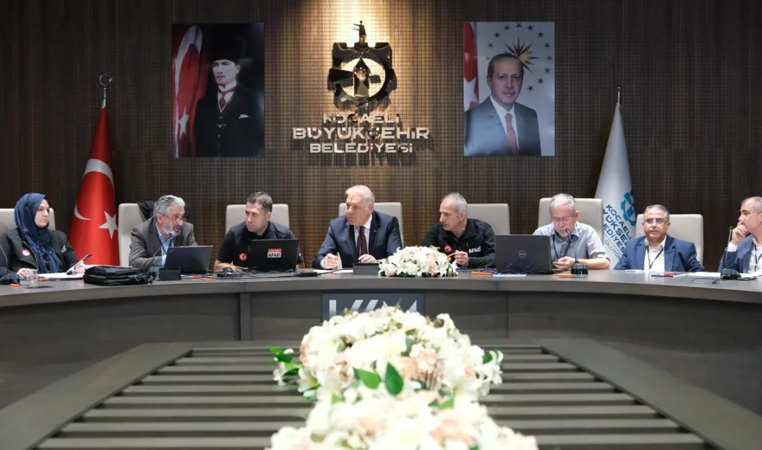 Kocaeli’de 2027-2031 Dönemi İl Afet Risk Azaltma Planı için düzenlenen