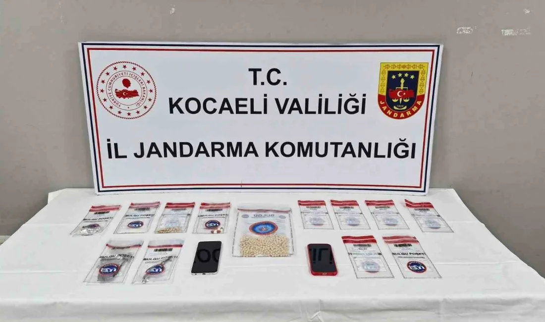 Kocaeli’de düzenlenen uyuşturucu operasyonlarında 1 kilo 37 gram kubar esrar,
