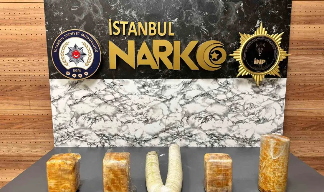 İstanbul’un Sarıyer ilçesinde 8 kilo 850 gram kristal metamfetamin ele