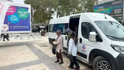 Sındırgı Belediyesi, kırsal mahallelerde yaşayan ve kanser taramasından yararlanmak isteyen
