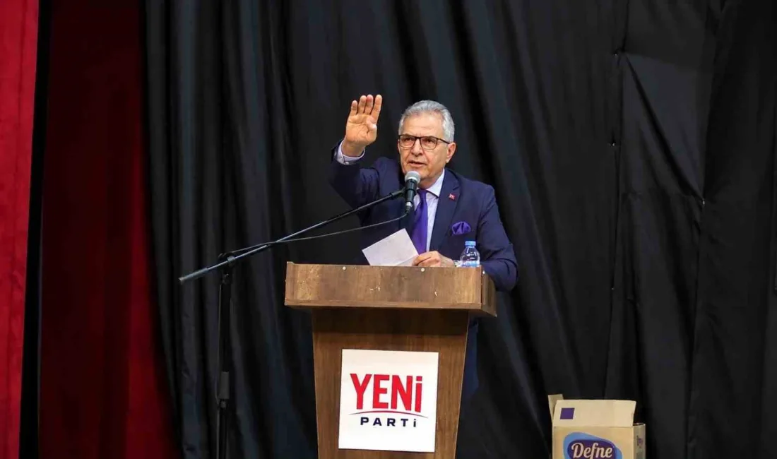 Yeni Parti’nin Bandırma İlçe Başkanlığı ön seçimi öncesinde düzenlenen programda,