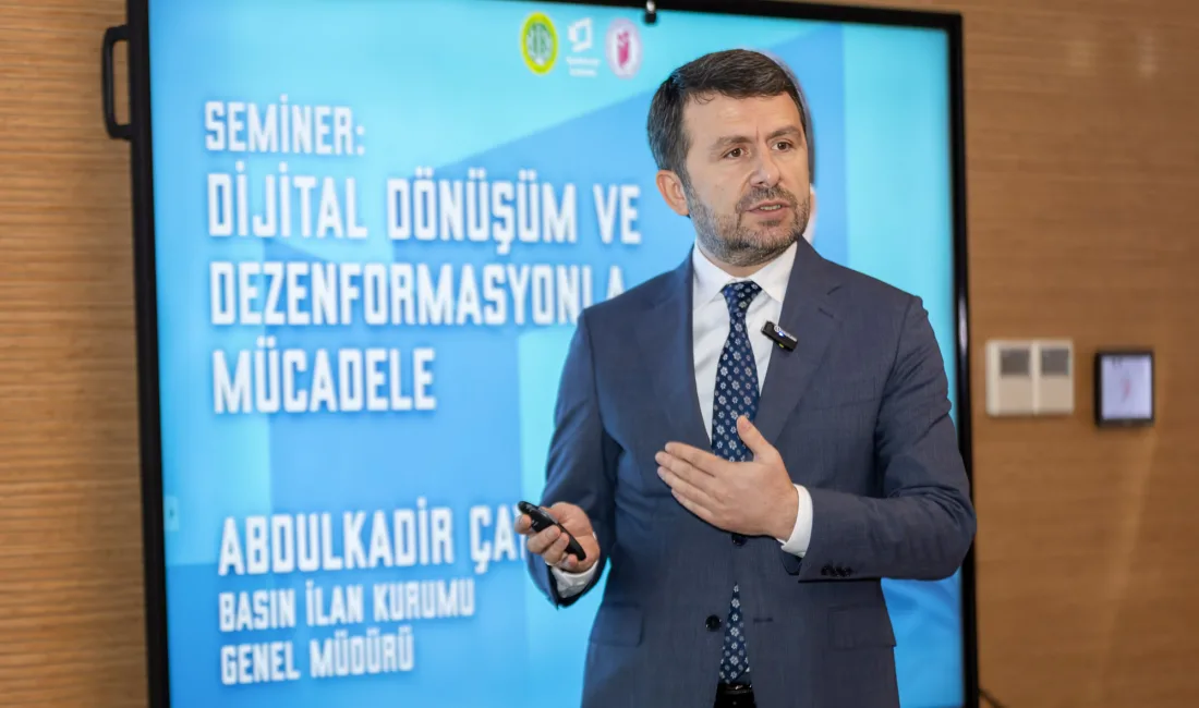 
Basın İlan Kurumu (BİK) Genel Müdürü Abdulkadir Çay, İstanbul Üniversitesi