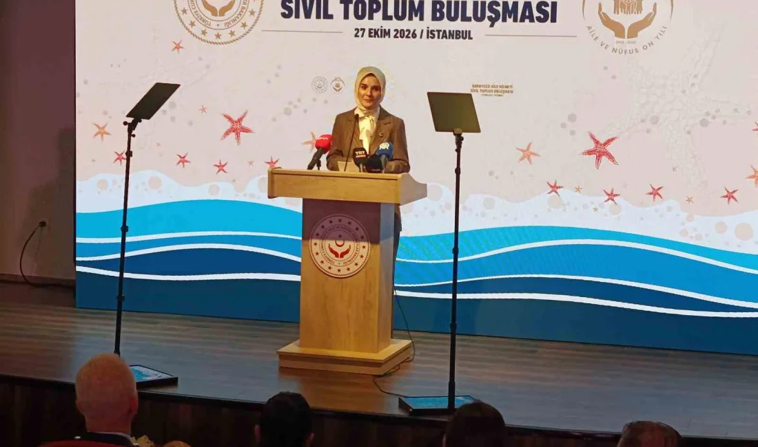 Koruyucu Aile Hizmeti Sivil Toplum Buluşması’nda konuşan Aile ve Sosyal