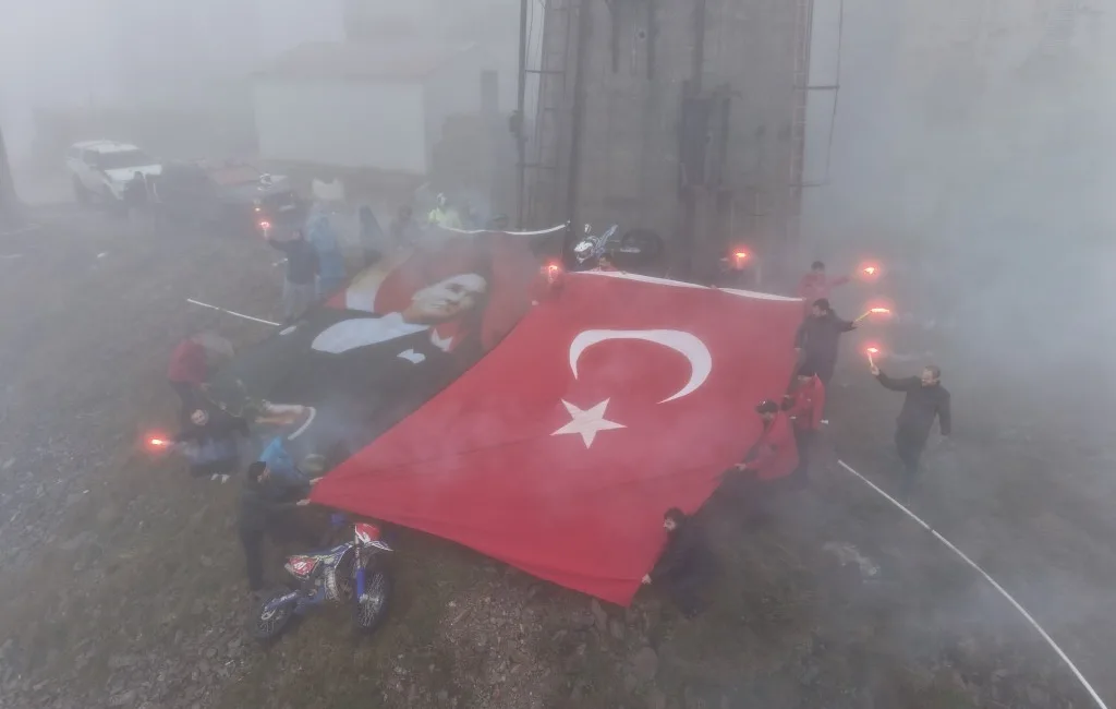 Kocaeli’nin Kartepe ilçesinde Cumhuriyet’in 103. yıl dönümü dolayısıyla düzenlenen etkinlikte