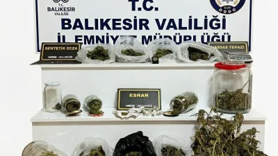 Balıkesir İl Emniyet Müdürlüğü Narkotik Suçlarla Mücadele Şube Müdürlüğü görevlilerince