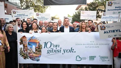 Balıkesir Büyükşehir Belediyesi tarafından büyük bir coşkuyla kutlanan 10.10 Dünya