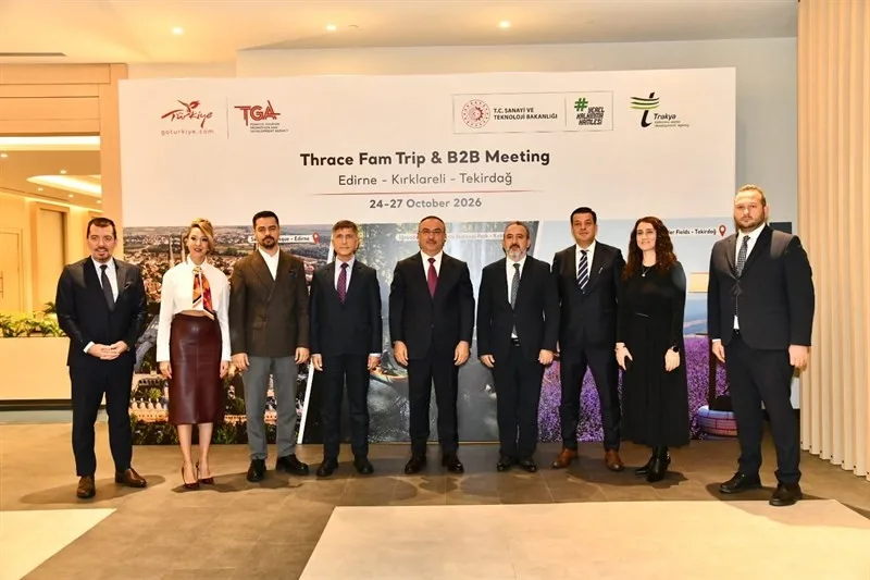 Tekirdağ’ın Çorlu ilçesinde düzenlenen B2B görüşmeleri toplantısında Balkan tur operatörleri