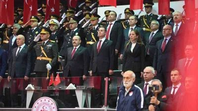 Balıkesir’de 29 Ekim Cumhuriyet Bayramı coşkuyla kutlandı. Cumhuriyet’in 103. yıl