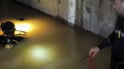 Beykoz’da bir okul inşaatında suyu tahliye etmek isterken kuyuya düşerek