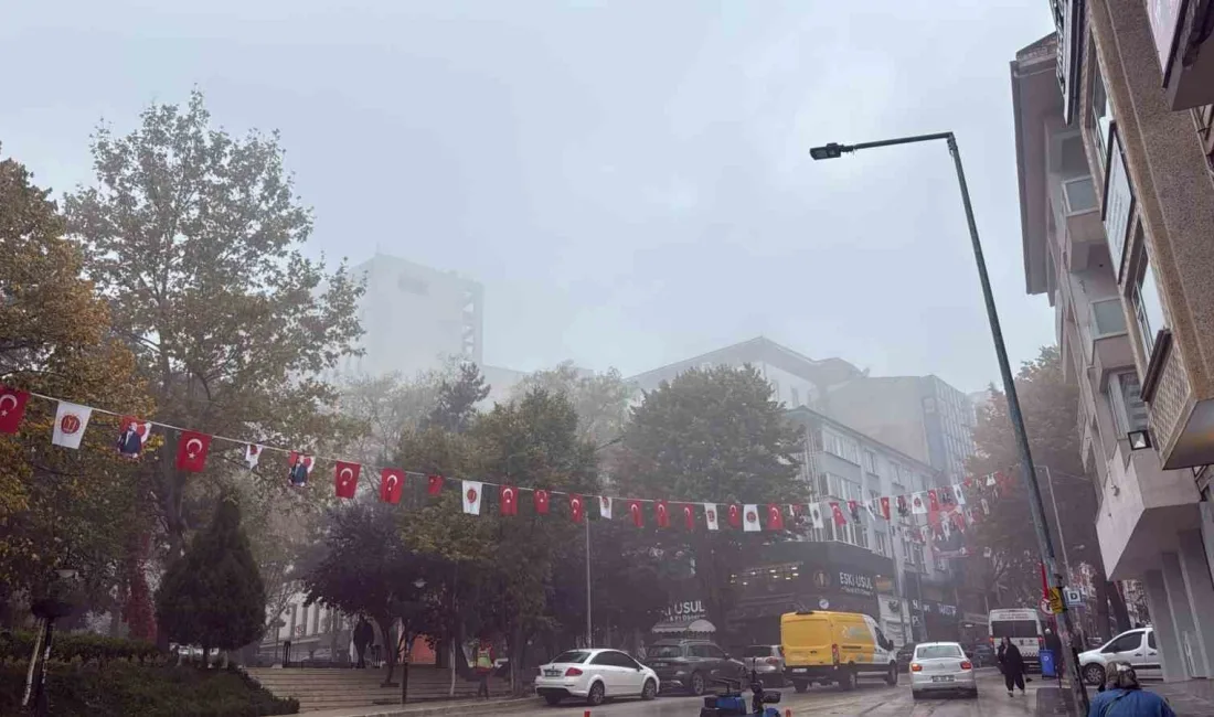 Bilecik, sabah saatlerinde etkili olan sisle birlikte güne farklı bir