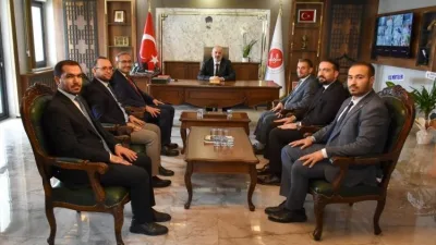 Bilecik’te ilçe müftüleri, göreve yeni atanan İl Müftüsü Yusuf Dikmen’i